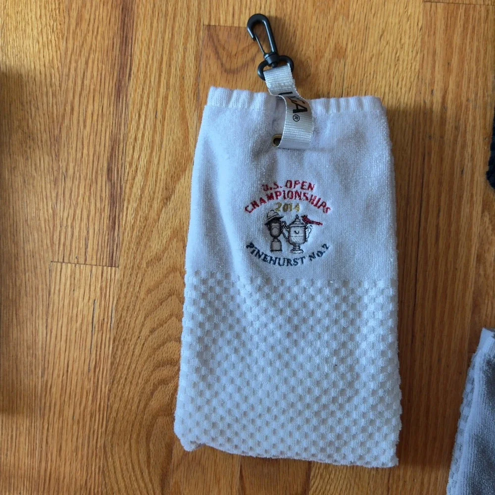 6 U.S. OPEN Golf Towels 2011-2016‎ USGA MEMBER Cloth Clip Oakmont Chambers Bay